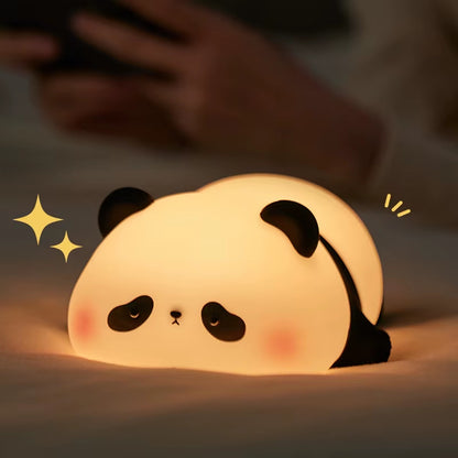 Panda Silicone Night Light with Timer - Touch Control